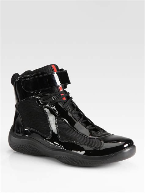 prada high-top sneakers women's